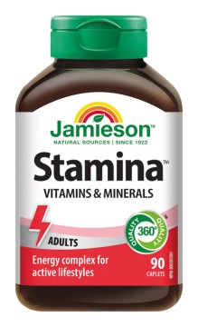 Jamieson Stamina™ komplex vitamínov a minerálov 90tbl.