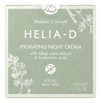 Helia-D Botanic Concept Hydratačný nočný krém s tokajským vínnym extraktom 50ml