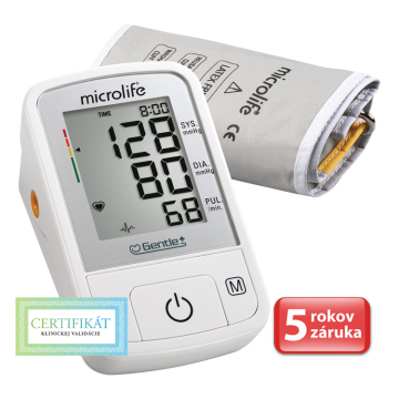 Microlife BP A2 Basic automatický tlakomer na rameno s adaptérom