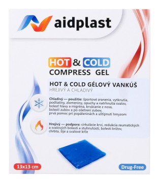 Aidplast Hot/Cold Gélový vankúš 13 × 13 cm