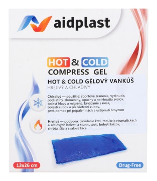 Aidplast Hot/Cold Gélový vankúš 13 × 26 cm