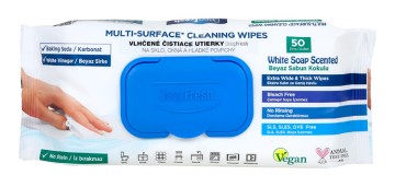 DeepFresh Vlhčené čistiace utierky na sklo, okná a hladké povrchy 50 ks