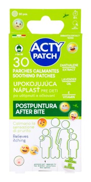ActyPatch Upokojujúca náplasť pre deti po uštipnutí a očkovaní 30 ks