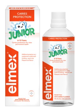 Elmex Junior ústna voda 6-12 rokov 400ml