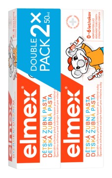 Elmex Detská zubná pasta 0-6 rokov Duopack 2x50ml