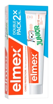 Elmex Junior zubná pasta 6-12 rokov Duopack 2x75ml