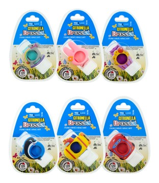 Trixline Repelentný náramok s citronelou – 2 náplne TR270C