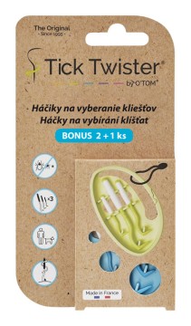 Tick Twister Háčiky na vyberanie kliešťov 3 ks v praktickom klipe