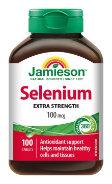 Jamieson Selén 100 mcg 100tbl.