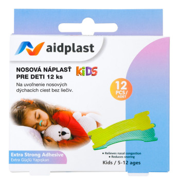 Aidplast Náplasť na nos pre deti 12ks