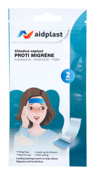 Aidplast Chladivé náplasti proti migréne 2 ks