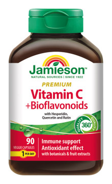 Jamieson Vitamín C PREMIUM s bioflavonoidmi 90cps.