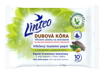 Linteo vlhčený toaletný papier DUBOVÁ Kôra 10ks