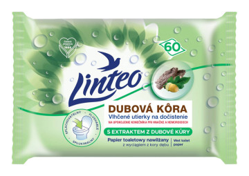 Linteo vlhčený toaletný papier DUBOVÁ Kôra 60ks