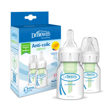 Dr. Brown’s Dojčenská fľaša Options+ Anti-colic 60ml – 2ks (SB2200-P3)