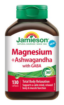 Jamieson Horčík + Ashwagandha s GABA 130cps.