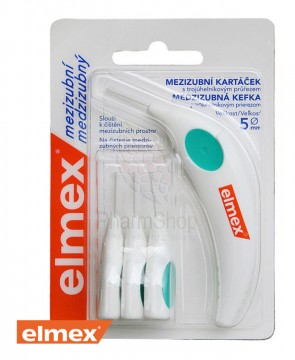 Elmex Medzizubná kefka 5mm zelená 4ks