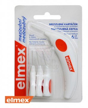 Elmex Medzizubná kefka 6mm oranžová 4ks