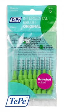 TePe Medzizubná kefka ID 0,80mm 8ks - zelená