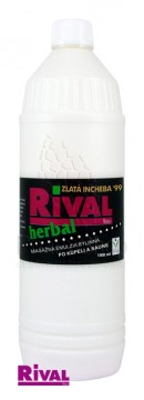 Rival Herbal masážna emulzia bylinná po kúpeli a saune 1000ml