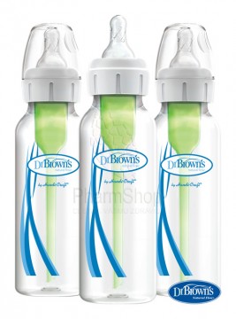 Dr. Brown’s Dojčenská Antikoliková fľaša Options+ 250ml BPA FREE 3 ks (SB83005-P3)