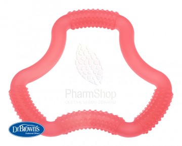 Dr. Brown’s Hryzadlo Flexees 3M+ ružové