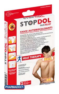 Pharmadoct STOPDOL Samohrejivé náplasti 2 ks, 9 × 29 cm