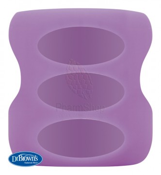 Dr. Brown’s Silikónový obal na sklenenú fľašu 150ml, fialová (AC082)