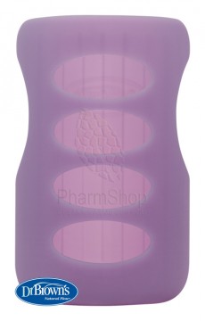 Dr. Brown’s Silikónový obal na sklenenú fľašu 270ml, fialová (AC088)