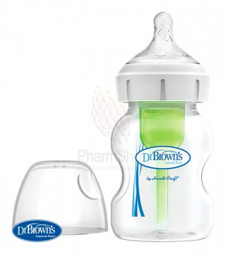 Dr. Brown’s Dojčenská Antikoliková fľaša Options+ Wide-Neck 150ml (WB51600)