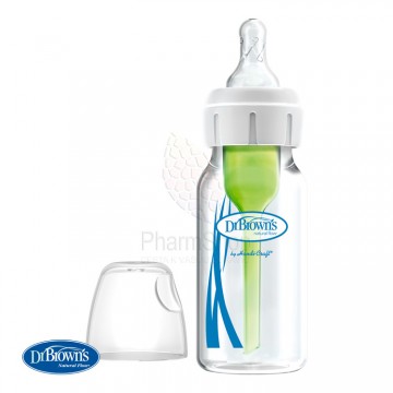 Dr. Brown’s Dojčenská fľaša Options+ SKLENENÁ Anti-colic 120ml – 1ks (SB41001-P4)
