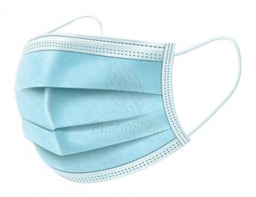 Rúško ochranné chirurgické s gumičkou 10ks