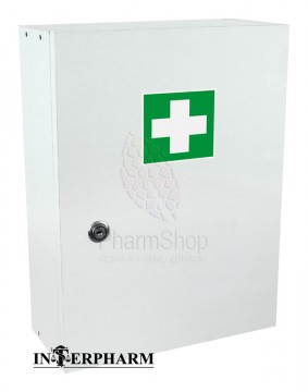 Interpharm Nástenná lekárnička bez náplne drevená biela