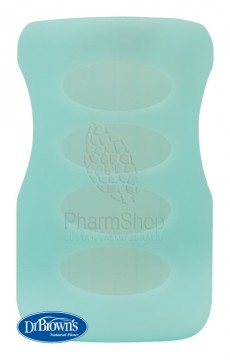 Dr. Brown’s Silikónový obal na sklenenú fľašu 270ml, tyrkysový (AC089)