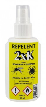 2xK Repelent spray 100ml