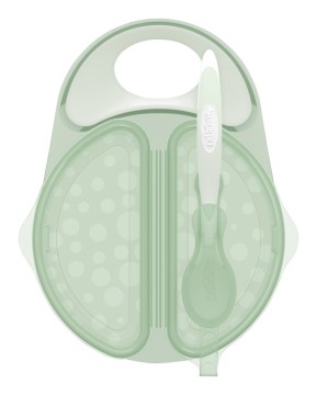 Dr. Brown’s Cestovná miska s lyžičkou 4m+ (TF010-P3)