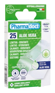 Pharmadoct Náplasť s ALOE VERA s hojivým účinkom 25 ks
