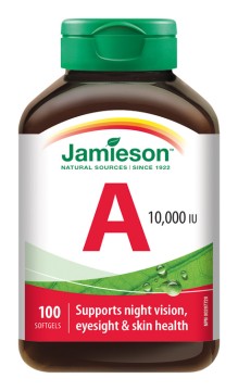 Jamieson Vitamín A 10 000 IU 100cps.