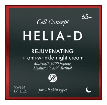 Helia-D Cell Concept 65+ omladzujúci nočný krém na tvár proti vráskam 50ml