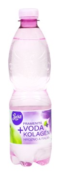 Lucka pramenitá voda + kolagén s príchuťou hrozno a fialka 0,5l