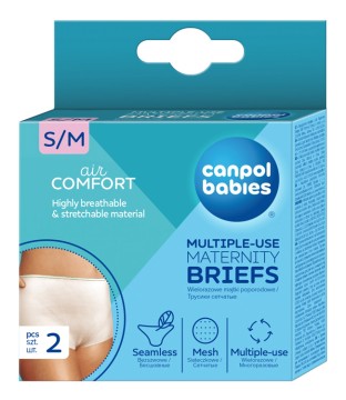 Canpol babies Elastické prateľné popôrodné nohavičky S/M 2ks