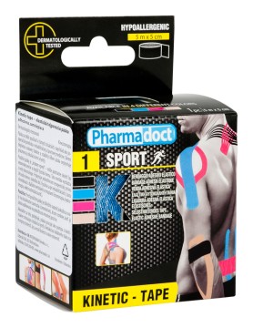 Pharmadoct Sport Kinetic-tape elastická tejpovacia páska modrá 5cm x 5m