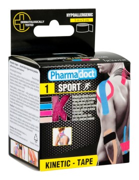 Pharmadoct Sport Kinetic-tape elastická tejpovacia páska fialová 5cm x 5m