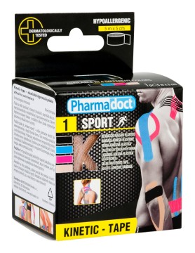Pharmadoct Sport Kinetic-tape elastická tejpovacia páska telová 5cm x 5m
