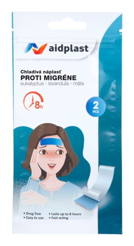 Aidplast Chladivé náplasti proti migréne 2 ks
