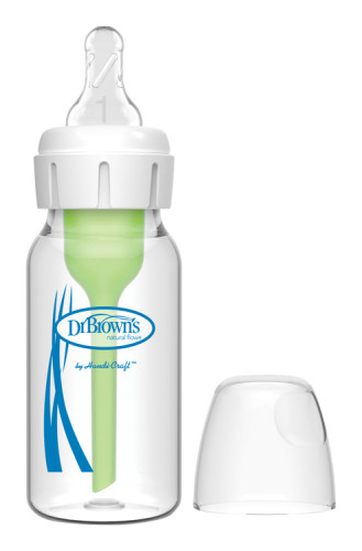Dr. Brown’s Dojčenská fľaša Options+ SKLENENÁ Anti-colic 120ml – 1ks (SB41001-P4)