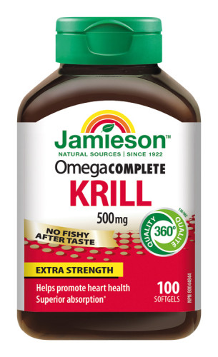 Jamieson Omega COMPLETE PURE Krill 500mg 100cps.