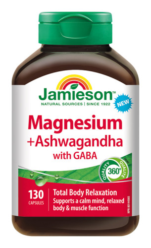 Jamieson Horčík + Ashwagandha s GABA 130cps.