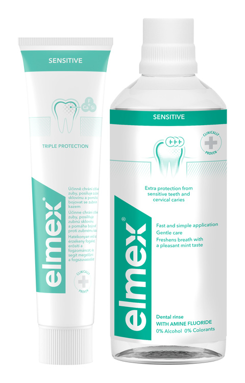 Elmex Sensitive Sada ústnej hygieny 1+1 | PharmShop
